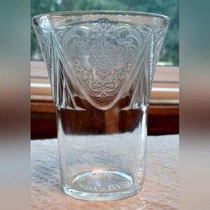 Vintage Hazel Atlas Glass Royal Lace Depression Glass Glass Tumbler